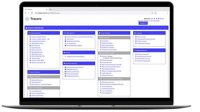 Tracers Dashboard